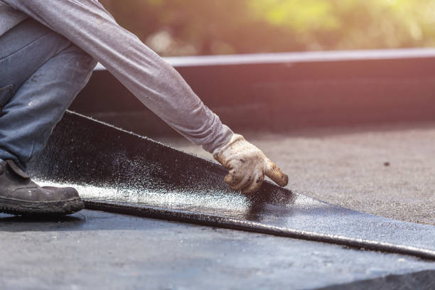 Professional Foundation Crack Repair technician working in Hesperia, MI